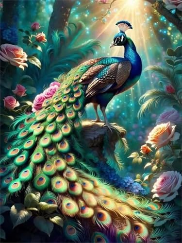 Puzzle 1000 Teile Erwachsene,Puzzle für Erwachsene und Kinder 1000 Teile,Gehirn-Herausforderung,Puzzles Pädagogisches Spiel,Puzzles mit Grüner Pfau-Motiv von Tainrun