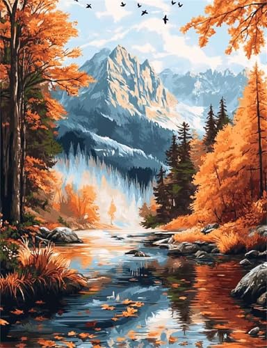 Puzzle 1000 Teile Erwachsene,Puzzle für Erwachsene und Kinder 1000 Teile,Gehirn-Herausforderung,Puzzles Pädagogisches Spiel,Puzzles mit Herbst Fallendes Blatt-Motiv von Tainrun