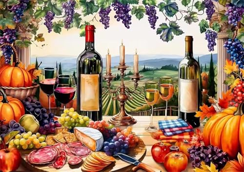Puzzle 1000 Teile Erwachsene,Puzzle für Erwachsene und Kinder 1000 Teile,Gehirn-Herausforderung,Puzzles Pädagogisches Spiel,Puzzles mit Lebensmittel Obst-Motiv von Tainrun