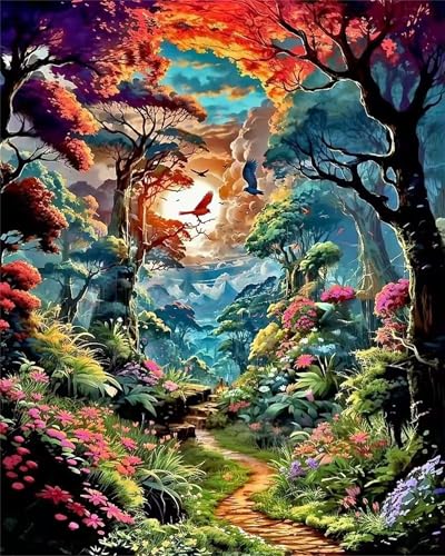 Puzzle 1000 Teile Erwachsene,Puzzle für Erwachsene und Kinder 1000 Teile,Gehirn-Herausforderung,Puzzles Pädagogisches Spiel,Puzzles mit Natürlicher Dschungel-Motiv von Tainrun