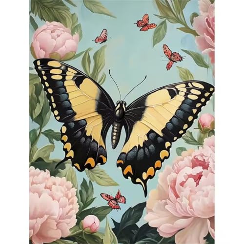 Puzzle 1000 Teile Erwachsene,Puzzle für Erwachsene und Kinder 1000 Teile,Gehirn-Herausforderung,Puzzles Pädagogisches Spiel,Puzzles mit Pflanze Schmetterling-Motiv von Tainrun