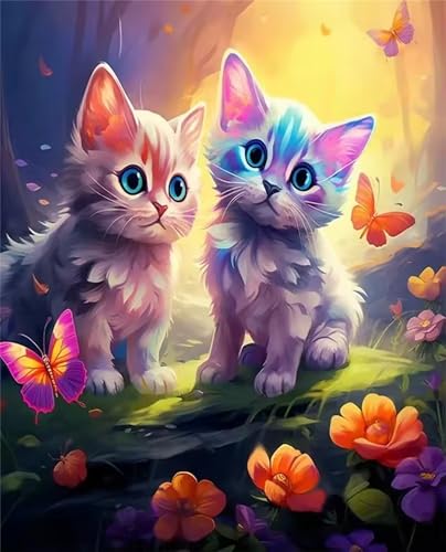 Puzzle 1000 Teile Erwachsene,Puzzle für Erwachsene und Kinder 1000 Teile,Gehirn-Herausforderung,Puzzles Pädagogisches Spiel,Puzzles mit Rohrkatze-Motiv von Tainrun
