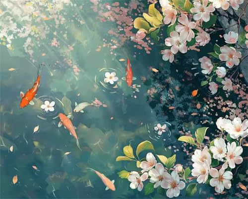 Puzzle 1000 Teile Erwachsene,Puzzle für Erwachsene und Kinder 1000 Teile,Gehirn-Herausforderung,Puzzles Pädagogisches Spiel,Puzzles mit Teich-Koi-Motiv Puzzle 1000 Teile Erwachsene,Puzzle für Erwachsene und Kinder 1000 Teile,Gehirn-Herausforderung,Puzzles Pädagogisches Spiel,Puzzles mit Teich-Koi-Motiv von Tainrun
