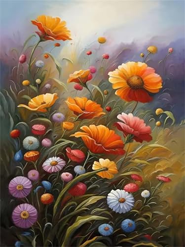 Puzzle 1000 Teile Erwachsene,Puzzle für Erwachsene und Kinder 1000 Teile,Gehirn-Herausforderung,Puzzles Pädagogisches Spiel,Puzzles mit Wind Flower-Motiv von Tainrun