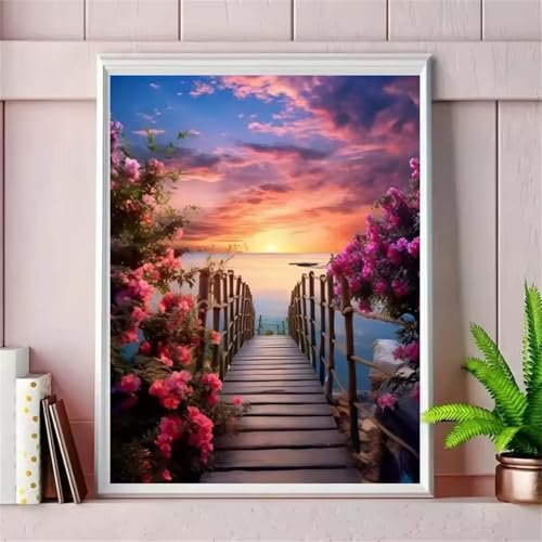 Puzzle 1000 Teile Erwachsene,Puzzle für Erwachsene und Kinder 1000 Teile,Gehirn-Herausforderung,Puzzles Pädagogisches Spiel,Puzzles mit Woodbridge-Himmel-Motiv von Tainrun
