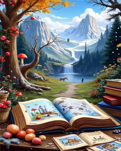 Puzzle 1000 Teile Erwachsene Bergbaum-Bücher, DIY Klassische Jigsaw Puzzles Legespiel, Geschicklichkeitsspiel für Die Ganze Familie, Puzzles Farbenfrohes für Home Dekoration Puzzle 1000 Teile Erwachsene Bergbaum-Bücher, DIY Klassische Jigsaw Puzzles Legespiel, Geschicklichkeitsspiel für Die Ganze Familie, Puzzles Farbenfrohes für Home Dekoration von Tainrun