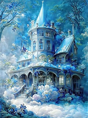 Puzzle 1000 Teile Erwachsene Blaues Haus Wolke, DIY Klassische Jigsaw Puzzles Legespiel, Geschicklichkeitsspiel für Die Ganze Familie, Puzzles Farbenfrohes für Home Dekoration Puzzle 1000 Teile Erwachsene Blaues Haus Wolke, DIY Klassische Jigsaw Puzzles Legespiel, Geschicklichkeitsspiel für Die Ganze Familie, Puzzles Farbenfrohes für Home Dekoration von Tainrun