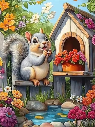 Puzzle 1000 Teile Erwachsene Blume Tier Eichhörnchen, DIY Klassische Jigsaw Puzzles Legespiel, Geschicklichkeitsspiel für Die Ganze Familie, Puzzles Farbenfrohes für Home Dekoration Puzzle 1000 Teile Erwachsene Blume Tier Eichhörnchen, DIY Klassische Jigsaw Puzzles Legespiel, Geschicklichkeitsspiel für Die Ganze Familie, Puzzles Farbenfrohes für Home Dekoration von Tainrun