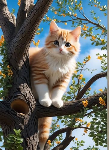 Puzzle 1000 Teile Erwachsene Frühling AST Katze, DIY Klassische Jigsaw Puzzles Legespiel, Geschicklichkeitsspiel für Die Ganze Familie, Puzzles Farbenfrohes für Home Dekoration Puzzle 1000 Teile Erwachsene Frühling AST Katze, DIY Klassische Jigsaw Puzzles Legespiel, Geschicklichkeitsspiel für Die Ganze Familie, Puzzles Farbenfrohes für Home Dekoration von Tainrun