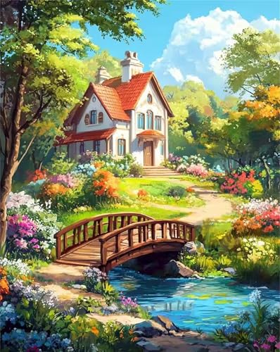 Puzzle 1000 Teile Erwachsene Frühling Ferienhaus, DIY Klassische Jigsaw Puzzles Legespiel, Geschicklichkeitsspiel für Die Ganze Familie, Puzzles Farbenfrohes für Home Dekoration Puzzle 1000 Teile Erwachsene Frühling Ferienhaus, DIY Klassische Jigsaw Puzzles Legespiel, Geschicklichkeitsspiel für Die Ganze Familie, Puzzles Farbenfrohes für Home Dekoration von Tainrun
