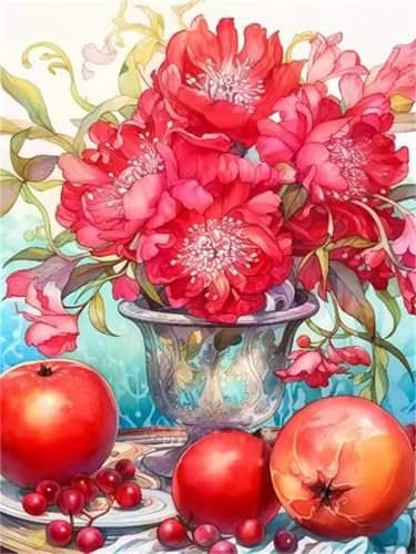 Puzzle 1000 Teile Erwachsene Granatapfel Rote Blume, DIY Klassische Jigsaw Puzzles Legespiel, Geschicklichkeitsspiel für Die Ganze Familie, Puzzles Farbenfrohes für Home Dekoration Puzzle 1000 Teile Erwachsene Granatapfel Rote Blume, DIY Klassische Jigsaw Puzzles Legespiel, Geschicklichkeitsspiel für Die Ganze Familie, Puzzles Farbenfrohes für Home Dekoration von Tainrun
