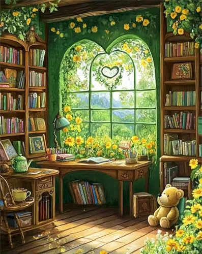 Puzzle 1000 Teile Erwachsene Grüner Bücherregal-Bär, DIY Klassische Jigsaw Puzzles Legespiel, Geschicklichkeitsspiel für Die Ganze Familie, Puzzles Farbenfrohes für Home Dekoration Puzzle 1000 Teile Erwachsene Grüner Bücherregal-Bär, DIY Klassische Jigsaw Puzzles Legespiel, Geschicklichkeitsspiel für Die Ganze Familie, Puzzles Farbenfrohes für Home Dekoration von Tainrun