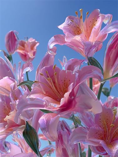 Puzzle 1000 Teile Erwachsene Rosa Lilie, DIY Klassische Jigsaw Puzzles Legespiel, Geschicklichkeitsspiel für Die Ganze Familie, Puzzles Farbenfrohes für Home Dekoration Puzzle 1000 Teile Erwachsene Rosa Lilie, DIY Klassische Jigsaw Puzzles Legespiel, Geschicklichkeitsspiel für Die Ganze Familie, Puzzles Farbenfrohes für Home Dekoration von Tainrun