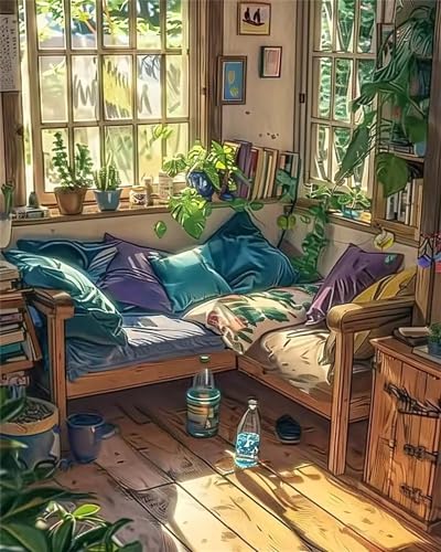 Puzzle 1000 Teile Erwachsene Sofa Balkon, DIY Klassische Jigsaw Puzzles Legespiel, Geschicklichkeitsspiel für Die Ganze Familie, Puzzles Farbenfrohes für Home Dekoration Puzzle 1000 Teile Erwachsene Sofa Balkon, DIY Klassische Jigsaw Puzzles Legespiel, Geschicklichkeitsspiel für Die Ganze Familie, Puzzles Farbenfrohes für Home Dekoration von Tainrun