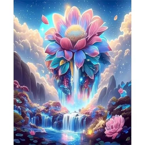 Puzzle 1000 Teile für Erwachsene, Blume Bergwolke 75x50cm Puzzle Erwachsene 1000 Teile Lernspiel Herausforderung Spielzeug, Geschicklichkeitsspiel für die ganze Familie von Tainrun