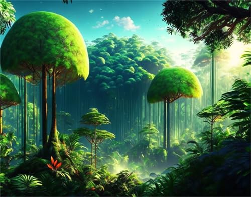 Puzzle 1000 Teile für Erwachsene, Grüne Tropenhölzer 75x50cm Puzzle Erwachsene 1000 Teile Lernspiel Herausforderung Spielzeug, Geschicklichkeitsspiel für die ganze Familie Puzzle 1000 Teile für Erwachsene, Grüne Tropenhölzer 75x50cm Puzzle Erwachsene 1000 Teile Lernspiel Herausforderung Spielzeug, Geschicklichkeitsspiel für die ganze Familie von Tainrun