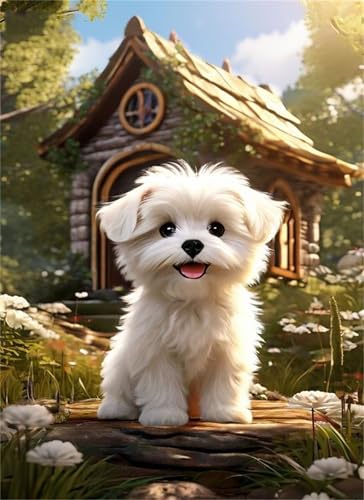 Puzzle 1000 Teile für Erwachsene, Hund Holzhaus 75x50cm Puzzle Erwachsene 1000 Teile Lernspiel Herausforderung Spielzeug, Geschicklichkeitsspiel für die ganze Familie Puzzle 1000 Teile für Erwachsene, Hund Holzhaus 75x50cm Puzzle Erwachsene 1000 Teile Lernspiel Herausforderung Spielzeug, Geschicklichkeitsspiel für die ganze Familie von Tainrun