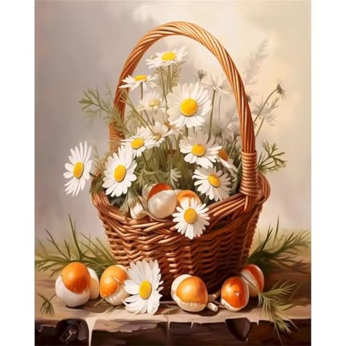 Puzzle 120 Teile,Puzzles für Erwachsene Daisy Korb,EIN Herausforderndes Rätsel,puzzlespiele für Die Ganze Familie,Geschenke für Erwachsene und Kinder von Tainrun