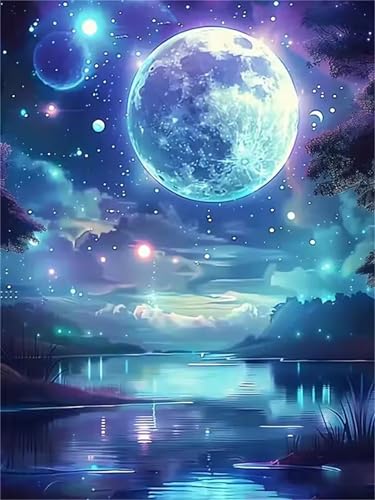 Puzzle 120 Teile,Puzzles für Erwachsene Fantasy-Mond,EIN Herausforderndes Rätsel,puzzlespiele für Die Ganze Familie,Geschenke für Erwachsene und Kinder von Tainrun