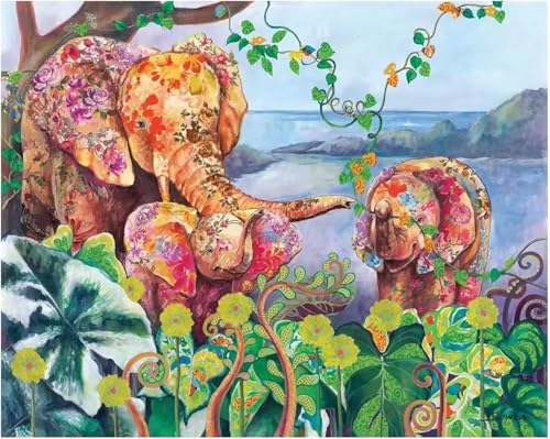 Puzzle 120 Teile,Puzzles für Erwachsene Tropischer Elefant,EIN Herausforderndes Rätsel,puzzlespiele für Die Ganze Familie,Geschenke für Erwachsene und Kinder Puzzle 120 Teile,Puzzles für Erwachsene Tropischer Elefant,EIN Herausforderndes Rätsel,puzzlespiele für Die Ganze Familie,Geschenke für Erwachsene und Kinder von Tainrun