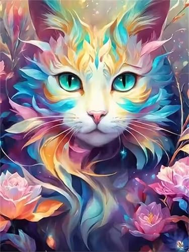 Puzzle 120 Teile Erwachsene,Puzzle für Erwachsene und Kinder 120 Teile,Gehirn-Herausforderung,Puzzles Pädagogisches Spiel,Puzzles mit Fantasie-Katze-Motiv von Tainrun