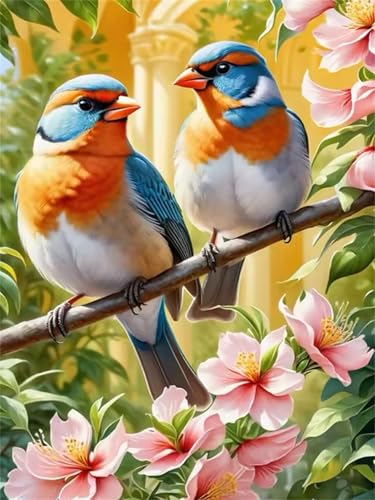 Puzzle 120 Teile Erwachsene,Puzzle für Erwachsene und Kinder 120 Teile,Gehirn-Herausforderung,Puzzles Pädagogisches Spiel,Puzzles mit Liebesvögel-Motiv von Tainrun
