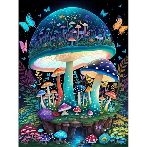 Puzzle 120 Teile Erwachsene,Puzzle für Erwachsene und Kinder 120 Teile,Gehirn-Herausforderung,Puzzles Pädagogisches Spiel,Puzzles mit Pilzwelt-Motiv von Tainrun