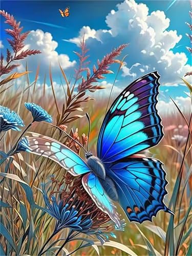Puzzle 120 Teile Erwachsene,Puzzle für Erwachsene und Kinder 120 Teile,Gehirn-Herausforderung,Puzzles Pädagogisches Spiel,Puzzles mit Schmetterlingsgrasland-Motiv von Tainrun