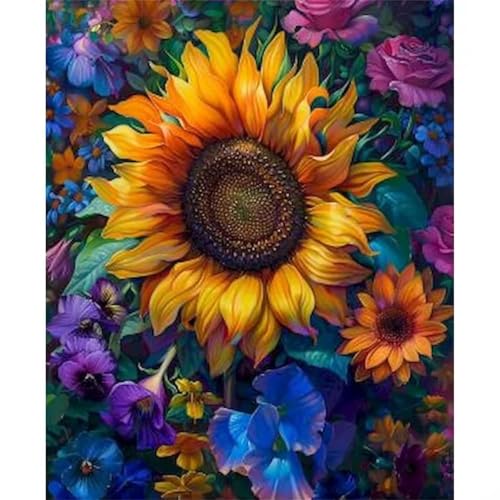 Puzzle 120 Teile Erwachsene,Puzzle für Erwachsene und Kinder 120 Teile,Gehirn-Herausforderung,Puzzles Pädagogisches Spiel,Puzzles mit Sonnenblumengelb-Motiv von Tainrun