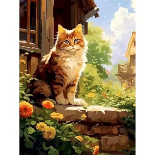 Puzzle 120 Teile Erwachsene,Puzzle für Erwachsene und Kinder 120 Teile,Gehirn-Herausforderung,Puzzles Pädagogisches Spiel,Puzzles mit Sunshine Katze-Motiv von Tainrun