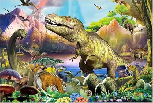 Puzzle 120 Teile Erwachsene,Puzzle für Erwachsene und Kinder 120 Teile,Gehirn-Herausforderung,Puzzles Pädagogisches Spiel,Puzzles mit Tal-Dinosaurier-Motiv von Tainrun