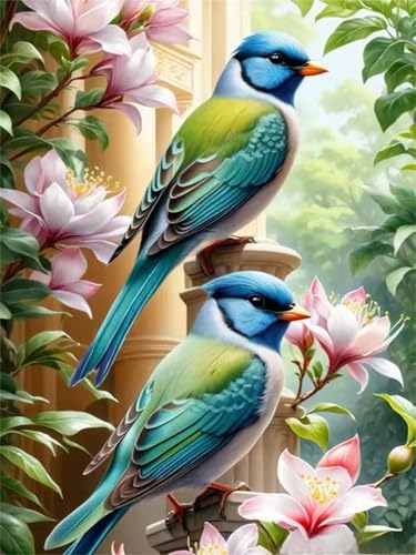 Puzzle 120 Teile Erwachsene,Puzzle für Erwachsene und Kinder 120 Teile,Gehirn-Herausforderung,Puzzles Pädagogisches Spiel,Puzzles mit Vögel Frühling-Motiv von Tainrun