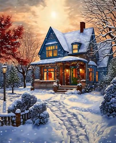 Puzzle 120 Teile Erwachsene,Puzzle für Erwachsene und Kinder 120 Teile,Gehirn-Herausforderung,Puzzles Pädagogisches Spiel,Puzzles mit Winter Schnee-Motiv von Tainrun