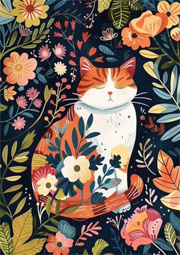 Puzzle 120 Teile für Erwachsene, EIN Herausforderndes Rätsel, Kreative Unterhaltung Puzzles Wunderschönes Dekoration Puzzle Geschenke, Thema:Cartoon Katze Pflanzen Puzzle 120 Teile für Erwachsene, EIN Herausforderndes Rätsel, Kreative Unterhaltung Puzzles Wunderschönes Dekoration Puzzle Geschenke, Thema:Cartoon Katze Pflanzen von Tainrun