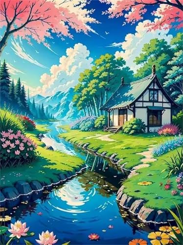 Puzzle 120 Teile für Erwachsene, EIN Herausforderndes Rätsel, Kreative Unterhaltung Puzzles Wunderschönes Dekoration Puzzle Geschenke, Thema:Haus Baum Wolke Puzzle 120 Teile für Erwachsene, EIN Herausforderndes Rätsel, Kreative Unterhaltung Puzzles Wunderschönes Dekoration Puzzle Geschenke, Thema:Haus Baum Wolke von Tainrun