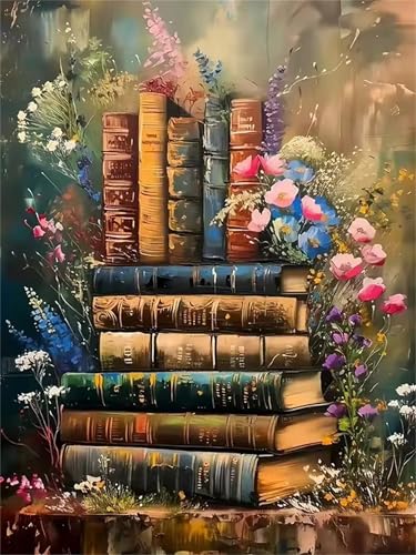 Puzzle 120 Teile für Erwachsene, EIN Herausforderndes Rätsel, Kreative Unterhaltung Puzzles Wunderschönes Dekoration Puzzle Geschenke, Thema:Vintage Bücher von Tainrun
