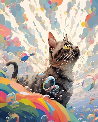 Puzzle 1200 Teile Erwachsene,Puzzle für Erwachsene und Kinder 1200 Teile,Gehirn-Herausforderung,Puzzles Pädagogisches Spiel,Puzzles mit Katze Himmel-Motiv von Tainrun