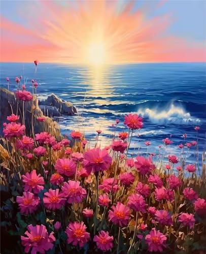 Puzzle 1200 Teile für Erwachsene, EIN Herausforderndes Rätsel, Kreative Unterhaltung Puzzles Wunderschönes Dekoration Puzzle Geschenke, Thema:Ozean Wellen Sonnenuntergang von Tainrun