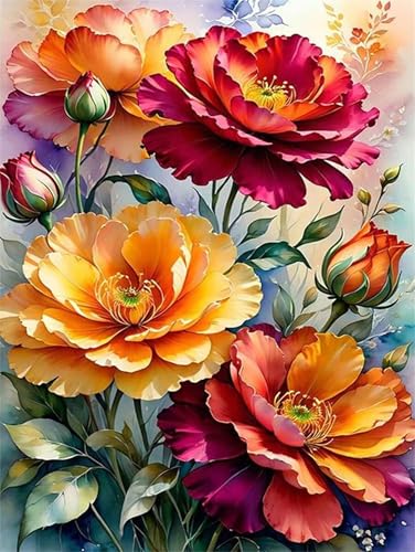 Puzzle 1200 Teile für Erwachsene, Pflanze Blütenknospe 75x50cm Puzzle Erwachsene 1200 Teile Lernspiel Herausforderung Spielzeug, Geschicklichkeitsspiel für die ganze Familie von Tainrun