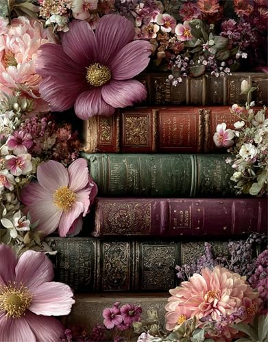 Puzzle 1200 Teile für Erwachsene, Vintage Bücher Blumen 75x50cm Puzzle Erwachsene 1200 Teile Lernspiel Herausforderung Spielzeug, Geschicklichkeitsspiel für die ganze Familie Puzzle 1200 Teile für Erwachsene, Vintage Bücher Blumen 75x50cm Puzzle Erwachsene 1200 Teile Lernspiel Herausforderung Spielzeug, Geschicklichkeitsspiel für die ganze Familie von Tainrun