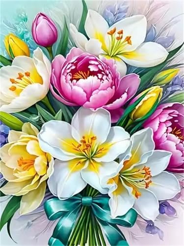 Puzzle 1500 Teile,Puzzles für Erwachsene Lilien-Strauß,EIN Herausforderndes Rätsel,puzzlespiele für Die Ganze Familie,Geschenke für Erwachsene und Kinder von Tainrun
