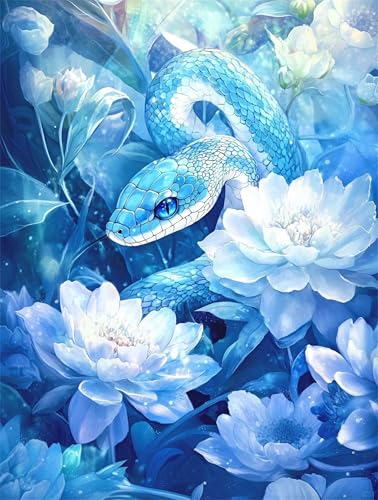 Puzzle 1500 Teile für Erwachsene, Fantasy Blumenschlange 87x57cm Puzzle Erwachsene 1500 Teile Lernspiel Herausforderung Spielzeug, Geschicklichkeitsspiel für die ganze Familie von Tainrun