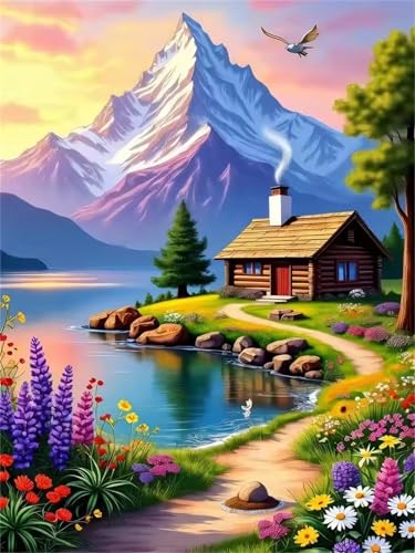 Puzzle 1500 Teile für Erwachsene, Haus Bergsee 87x57cm Puzzle Erwachsene 1500 Teile Lernspiel Herausforderung Spielzeug, Geschicklichkeitsspiel für die ganze Familie Puzzle 1500 Teile für Erwachsene, Haus Bergsee 87x57cm Puzzle Erwachsene 1500 Teile Lernspiel Herausforderung Spielzeug, Geschicklichkeitsspiel für die ganze Familie von Tainrun