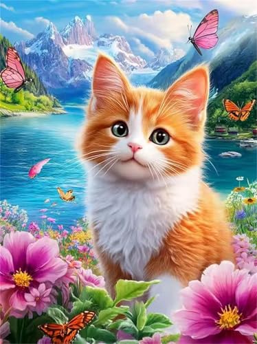Puzzle 1500 Teile für Erwachsene, Seekatzenblume 87x57cm Puzzle Erwachsene 1500 Teile Lernspiel Herausforderung Spielzeug, Geschicklichkeitsspiel für die ganze Familie von Tainrun