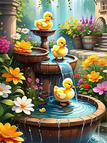 Puzzle 200 Teile,Puzzles für Erwachsene Garten-Ente,EIN Herausforderndes Rätsel,puzzlespiele für Die Ganze Familie,Geschenke für Erwachsene und Kinder von Tainrun