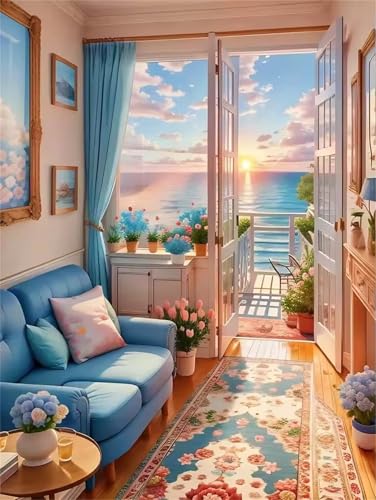 Puzzle 200 Teile Erwachsene,Puzzle für Erwachsene und Kinder 200 Teile,Gehirn-Herausforderung,Puzzles Pädagogisches Spiel,Puzzles mit Ferienhaus-Motiv von Tainrun