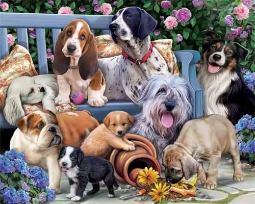 Puzzle 200 Teile Erwachsene,Puzzle für Erwachsene und Kinder 200 Teile,Gehirn-Herausforderung,Puzzles Pädagogisches Spiel,Puzzles mit Hundestuhl-Motiv von Tainrun