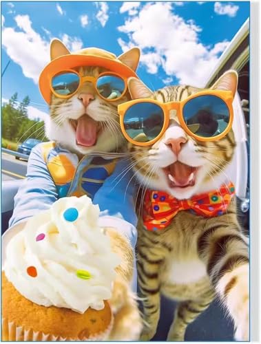 Puzzle 200 Teile Erwachsene,Puzzle für Erwachsene und Kinder 200 Teile,Gehirn-Herausforderung,Puzzles Pädagogisches Spiel,Puzzles mit Katzenkuchen-Motiv von Tainrun