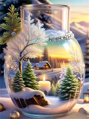 Puzzle 200 Teile Erwachsene,Puzzle für Erwachsene und Kinder 200 Teile,Gehirn-Herausforderung,Puzzles Pädagogisches Spiel,Puzzles mit Winterlandschaft-Motiv von Tainrun