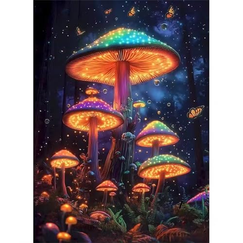 Puzzle 200 Teile für Erwachsene, Magische Bunte Pilze 35x25cm Puzzle Erwachsene 200 Teile Lernspiel Herausforderung Spielzeug, Geschicklichkeitsspiel für die ganze Familie Puzzle 200 Teile für Erwachsene, Magische Bunte Pilze 35x25cm Puzzle Erwachsene 200 Teile Lernspiel Herausforderung Spielzeug, Geschicklichkeitsspiel für die ganze Familie von Tainrun